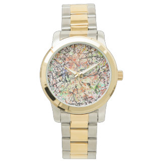 Relógio Unisex Oversized Two-Tone Bracelet Watch