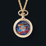 Relógio Universal OM Asana Necklace Watch<br><div class="desc">OM. O som, o símbolo, a alma. Um tema de eterno para uma peça de tempo tesourada. O universo dentro de você permanece em sincronia com a eterna verdade da paz, amor e harmonia à medida que sua cronologia de eventos evolui ao longo do tempo. Consulte este acessório útil e...</div>