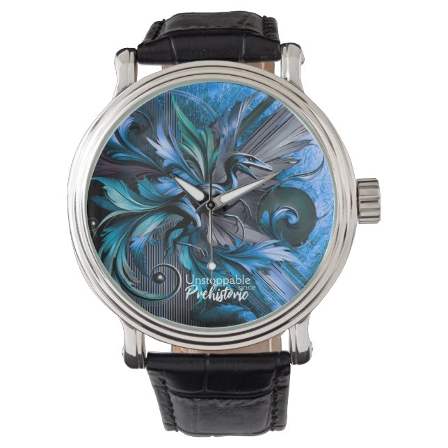 Relógio Unstoppable Raptor – Fuel Strength, Rule the Wild (Frente)