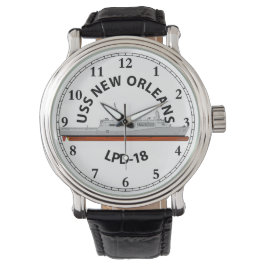RELÓGIO USA NOVO ORLEANS, LPD-18, SAN ANTONIO WATCH