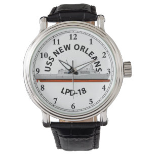 RELÓGIO USA NOVO ORLEANS, LPD-18, SAN ANTONIO WATCH