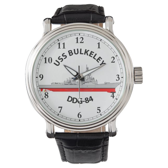 RELÓGIO USS BULKELEY - DDG-84 - ARLEIGH BURKE WATCH (Frente)