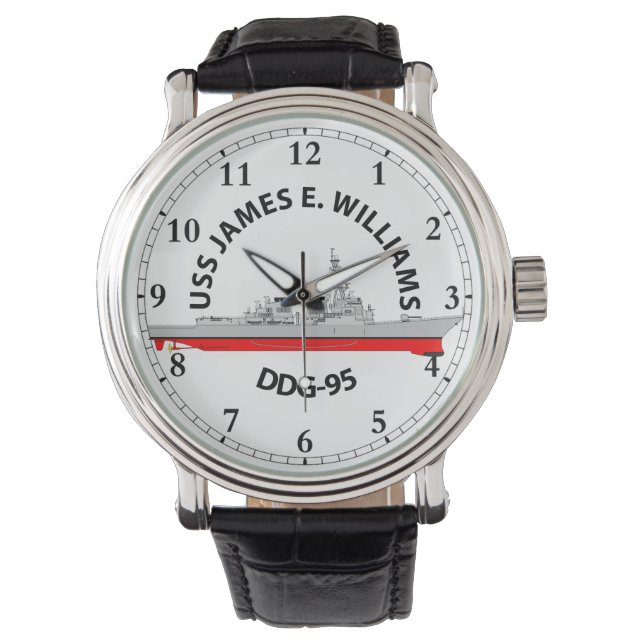 RELÓGIO USUÁRIO JAMES E. WILLIAMS - ARLEIGH BURKE WATCH (Frente)