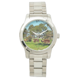 Relógio Vacas No Intervalo,