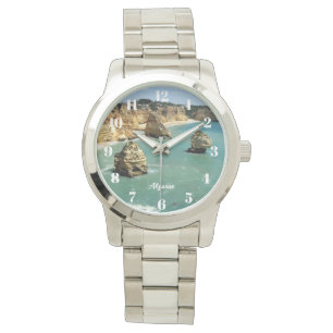 Relógio Vagas de praia em Algarve em Portugal