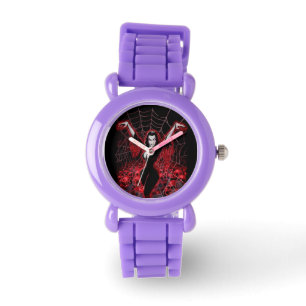 Relógio Vampiro Mulher-aranha gótica