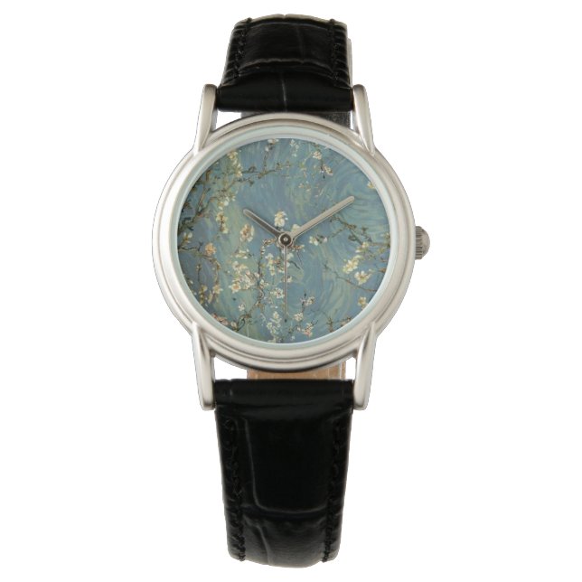 Relógio Van Gogh Almond Blossoms Fine Art Watch (Frente)