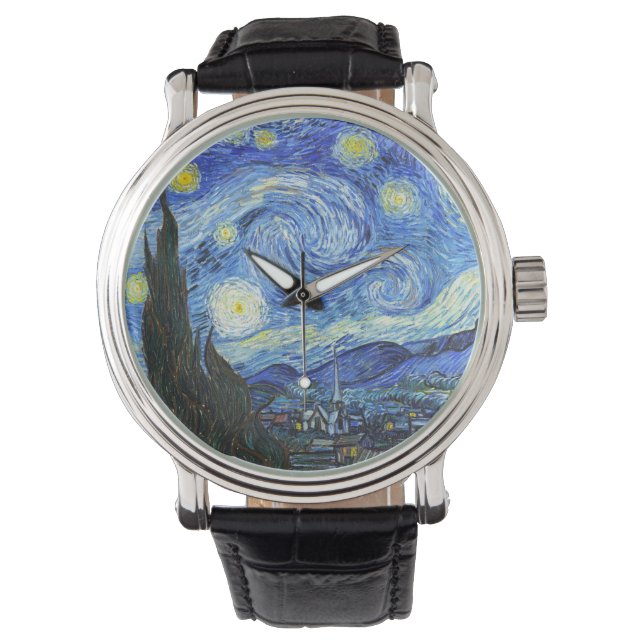 Relógio VAN GOGH Starry Night (Frente)