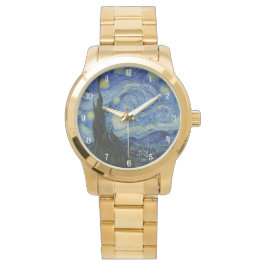 Relógio Van Gogh Starry Night Elegant Men Watch