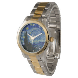 Relógio Van Gogh Starry Night Elegant Men Watch