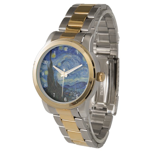 Relógio Van Gogh Starry Night Elegant Men Watch (Angular)