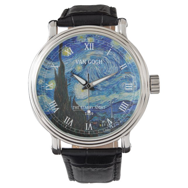 Relógio Van Gogh's Starry Night Watch (Frente)