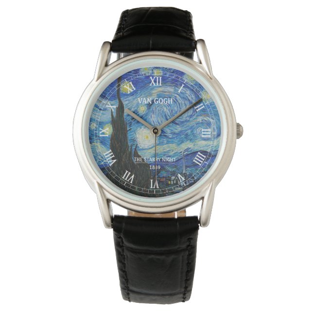 Relógio Van Gogh's Starry Night Watch (Frente)