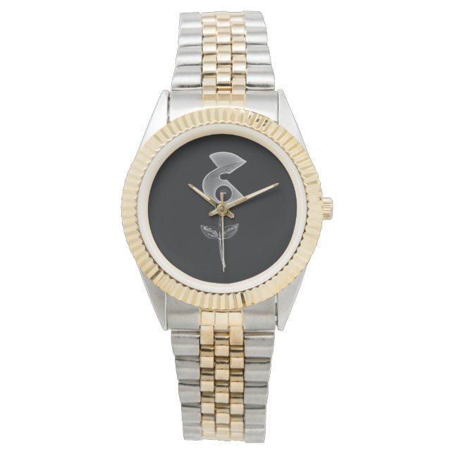 Relógio Veja o estilo design de arte feminino (Frente)