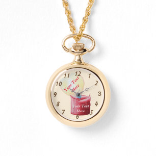 Relógio vela vermelha com coração ardente a chama dada