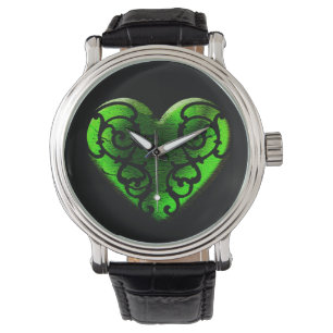 Relógio Verde do Dia de São Patrício Goth