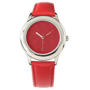 Relógio Vermelho, rosa, legal, único, tendências, arte d