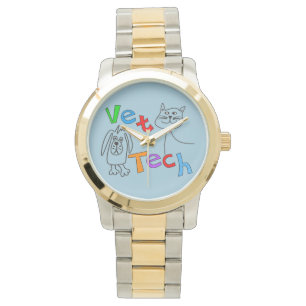 Relógio Vet Tech Watch Cat and Dog Design