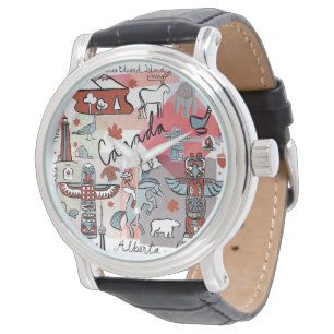 Relógio Viagem global - Canadá