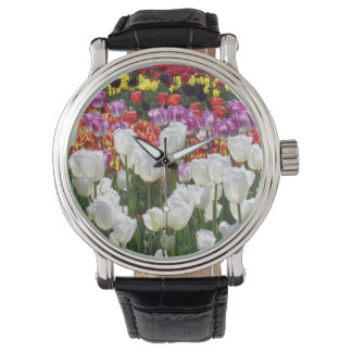 Relógio Vibrant Spring Garden Floral Watch