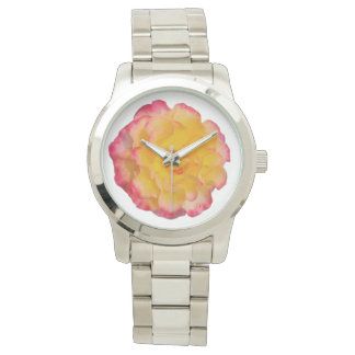 Relógio Vibrant Yellow and Pink Rose eWatch Watch