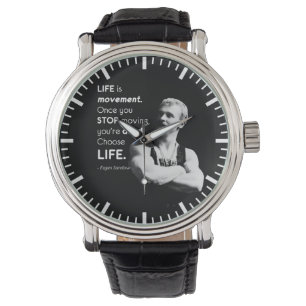 Relógio Vida - Eugen Sandow Bodybuilding Motivational