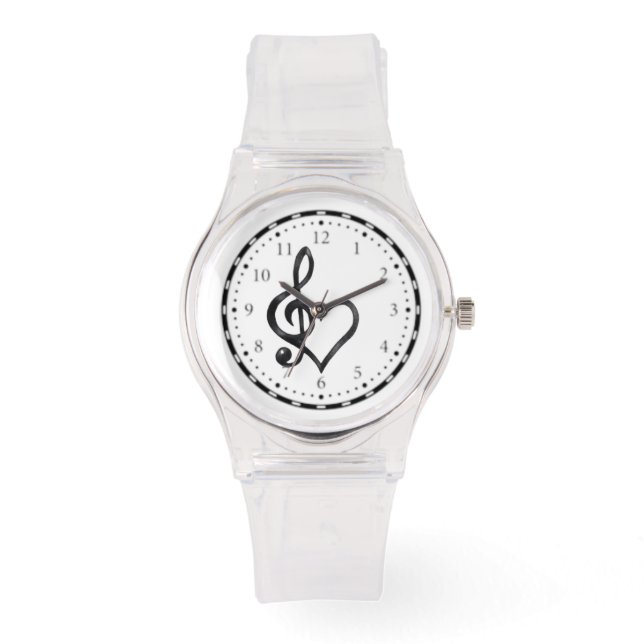 Relógio Vigia do pulso da pulseira de silício feminino (Frente)