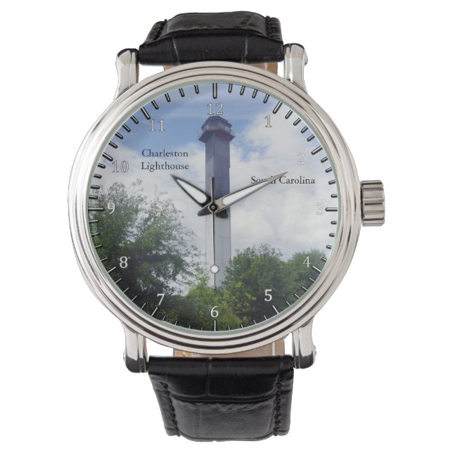 Relógio Vigilância Charleston Lighthouse (Frente)