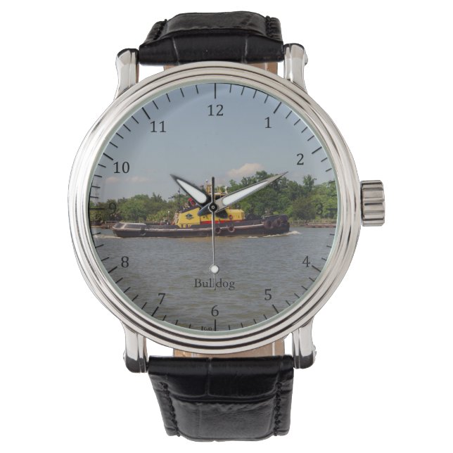 Relógio Vigilância de Buldogue (Frente)