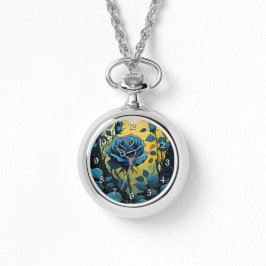 Relógio Vinhas Rosa azuis 2