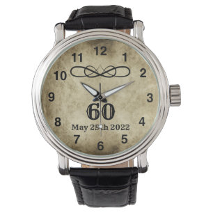 Relógio Vintage 60th Birthday Mens Watch