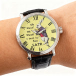 Relógio Vintage Alice no País das Maravilhas Citação do Co<br><div class="desc">Vintage Alice no Wonderland Cote Watch - Oh meu Deus, não perca este! Cheio de charme e personagem este relógio é inspirado pelo coelho branco do livro Alice no País das Maravilhas. Este incrível relógio de pulso Alice no País das Maravilhas mostra o coelho branco na cena clássica onde ele...</div>