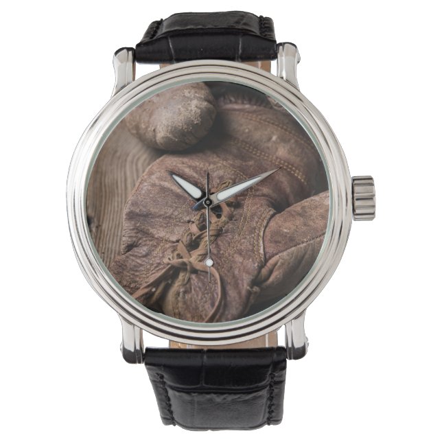 Relógio Vintage Boxing Gloves (Frente)