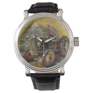 Relógio Vintage Fazenda Trator Velho