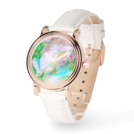 Relógio Vintage Floral Nature – Romantic Abstract Flower