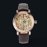 Relógio Vintage Flowers Watch<br><div class="desc">Visite minha loja para obter um design mais interessante e mais opções de cores => zazzle.com/colorfulworld*</div>