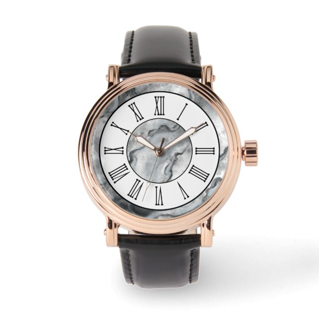 Relógio Vintage Marble Pattern Watch (Frente)