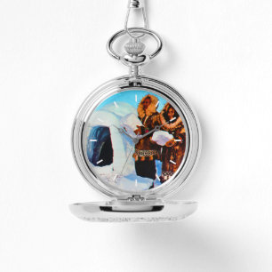 Relógio Vintage USA Alaska igloo builds