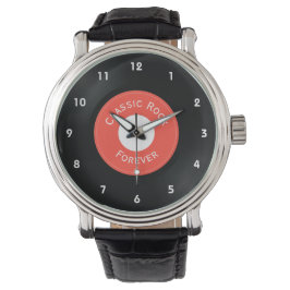 Relógio Vinyl Records Design Wrist Watch