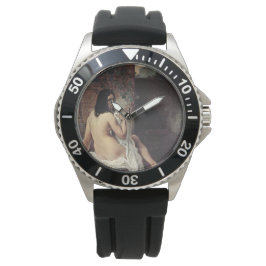 Relógio Visão traseira de um couro (Francesco Hayez)