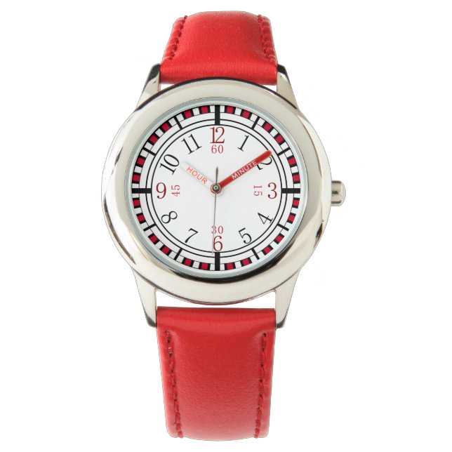 Relógio Vislumbre detalhado de cores diferentes (Frente)