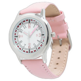 Relógio Vislumbre detalhado de cores diferentes