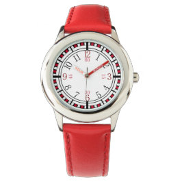 Relógio Vislumbre detalhado de cores diferentes