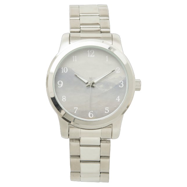 Relógio Vista do Vale do Ulten - Pintura de Eternos (Frente)