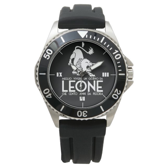 RELÓGIO VIVE COMO LION (Frente)