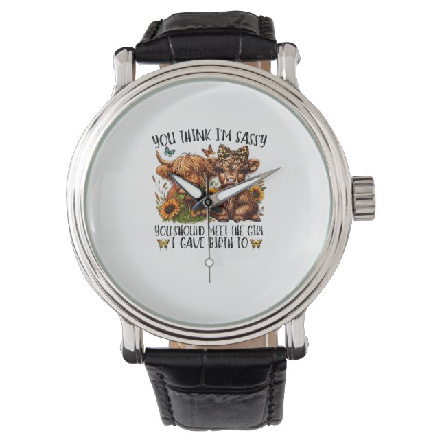 Relógio Você acha que eu sou infeliz que você deveria conh (Frente)