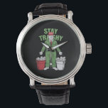 Relógio Votar Trump Garbage Man Permaneça Trashy Eleições<br><div class="desc">Voto Trump Garbage Man Permaneça Trashy 2024 Presidente Eleitoral</div>