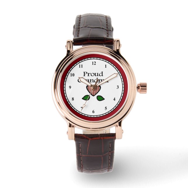 Relógio Vovó Orgulhosa (Frente)