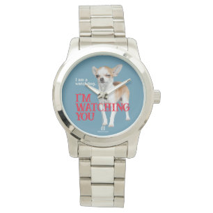 Relógio Watchdog Chihuahua - Personalizável