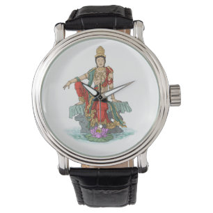 Relógio Water Moon Guan Yin Bodhisattva Watch